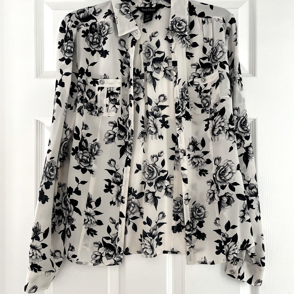 WHBM Silk Blouse